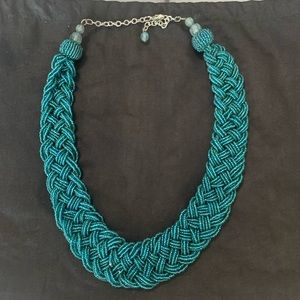 Turquoise beaded necklace